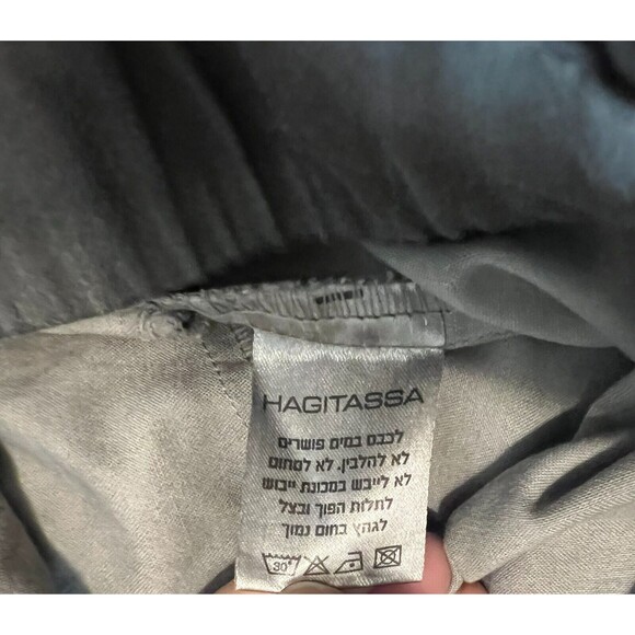 Hagitassa Elastic Waist Pants  Women's US 6  NWOT  Gray Over Dye  Israeli Brand - Picture 8 of 10